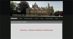 Desktop Screenshot of chateau-louvignies.be